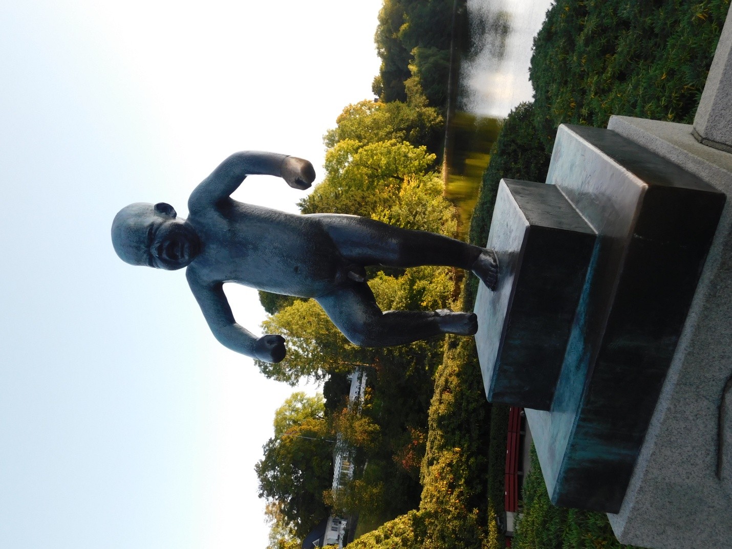 Angry Child Sculpture